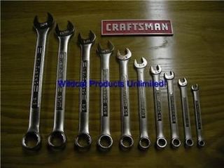 Craftsman 10 Piece SAE Combo wrench set   12 Point   BRAND NEW