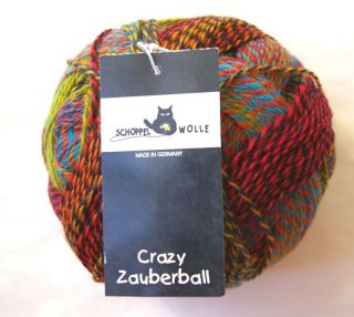 Zauberball CRAZY Sock Yarn 100g ball Selected Colors