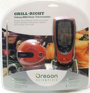 Grill Right Wireless Talking BBQ / Oven Thermometer AW131 NEW