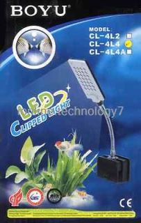 Clip Clamp Lamp 28LED White Light CL 4L4 for Aquarium Fish Water Plant