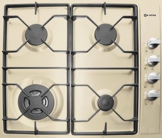 Verona 24 Gas Cooktop with 4 Sealed Burners Bisque VECTG424SB