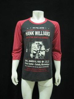 HANK WILLIAMS The King of country music T Shirt Mens L