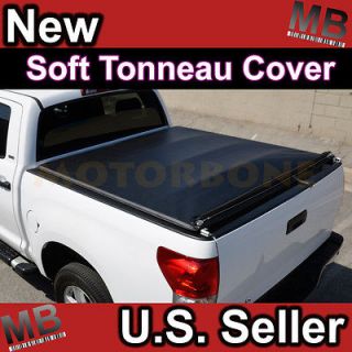 Titan Pick Up Truck 5.5 Bed Rollable Soft Tonneau Cover Dark Black