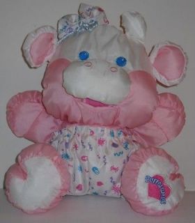 PRICE PUFFALUMP Baby Cow EXCELLENT Stuffed Animal Pink Lovey 1999