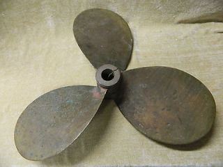 Antique Coolidge 17 Brass Boat Propeller 12 x 12 With 1.5 Bore B1448