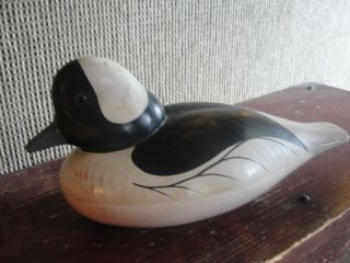 DUCKS UNLIMITED SIGNED BUFFLEHEAD collectable DECOY
