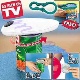 Automatic Cordless Handsfree Can Jar Tin One Touch Opener Open Tool