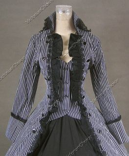 Gothic Cotton Coat Dress Ball Gown Cosplay Reenactment Clothing 176 M