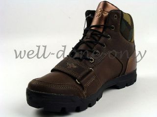 Creative Recreation Dio Mid brown camo mens leather lace up Hi shoes