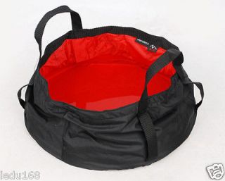 Black Portable 8.5L Foldable Folding Washbasin Footbath Waterproof