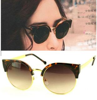 Vintage Inspired Eye Wear Frame Timeless Round Plastic Sunglasses 8591