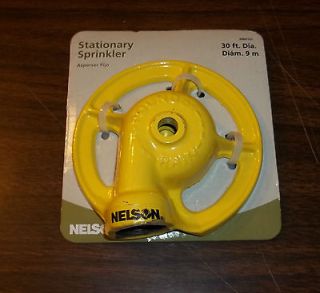 NEW NELSON Stationary Sprinkler Cast Iron 30 ft Diameter