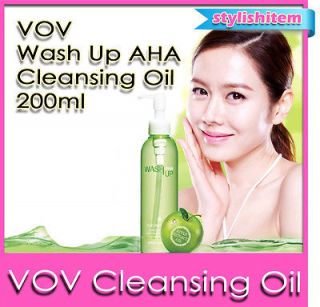 Up AHA Cleansing Oil Cleansers 200ml. Made in Korea Apple Extract oil