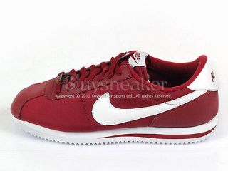 Nike Cortez Basic Nylon Team Red/White Classic Casual Sneakers 2012