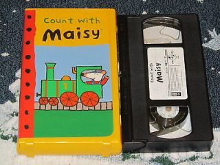 COUNT WITH MAISY EDUCATIONAL VHS VIDEO TAPE FREE U.S SHIP CHILDREN
