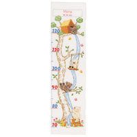 Vervaco Counted Cross Stitch Kit   Height Chart Tree House