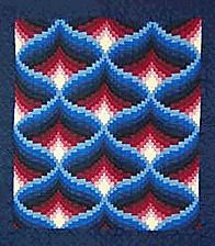 Highs and Lows Inspired Amish Quilt Counted Cross Stitch Chart