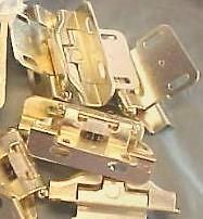 Kitchen Cabinet Overlay Hinges Self Close   20 Brass