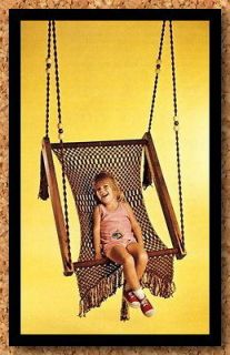 TODAY ~ Vintage Craft Pattern Book~1976~HAMMOCK CHAIR~BEDSPREAD~TABLES