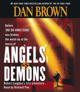 Angels and Demons by Dan Brown (2003, CD, Abridged)