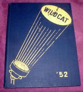 1952 Moundridge High School Yearbook Moundridge Kansas The Wildcat