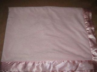 Pink Little Miracles Costco Baby Blanket Silky Satin Trim VGUC 29 x 39