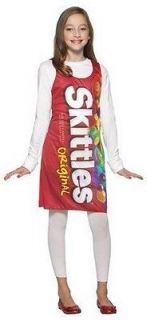 Skittles Candy Halloween Costume Tween 10 12 Worn Once