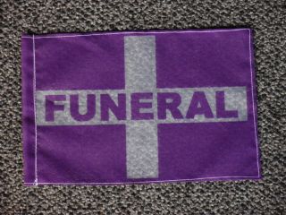 Funeral Flag PURPLE new HEARSE Funeral Coach Limo