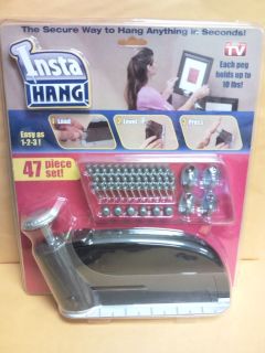 Picture Hanging Tool 47pc set As Seen On TV 10lb Insta Hang Wall Hook