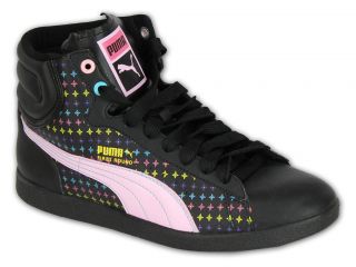 Ladies Puma Cat Trainers Womens Shoes High Top Ankle Lace Up Boots