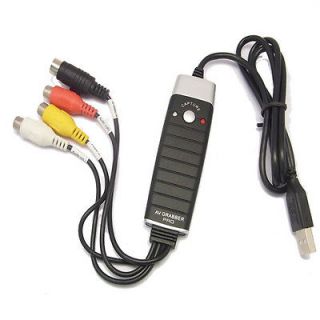 PC USB 2.0 to 3 RCA S video AV Video & Audio Capture Grabber Card Win7