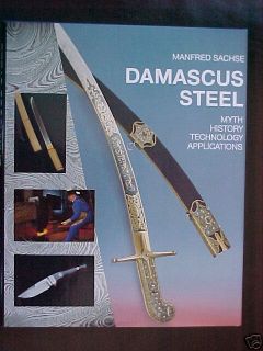 STEEL DAMASCUS SWORD DAGGER SACHSE MORAN GERMAN BOOK  SWORD SOLINGEN