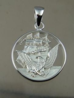 US NAVY SEAL PENDANT HAND MADE RING .925 STERLING