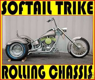 Newly listed NEW TRIKE SOFTAIL CHOPPER FRAME ROLLING CHASSIS HARLEY
