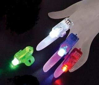 LED Finger Lights Beam Torch Bright 4 colors dance floor party tools