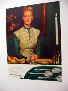 1847 Rogers Bros. Silverware Patterns 1946 print Ad