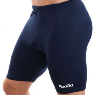 new navy KooGa rugby power compression cycle shorts running Size XL