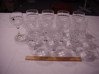 Allegro Crystal Glass Goblets Goblet Glasses Crown Echt Bleikristall