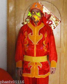 Chinese Culture Costume for Dragon Dance Lion Dance Yangge Costume