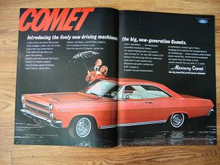 1966 Mercury Park Lane Comet Cyclone GT Ad