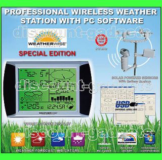 Newly listed PRO HOME WIRELESS WEATHER STATION BAROMETER w/WIND SPEED