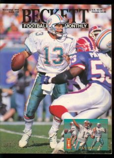 1994 Beckett Football Magazine Dan Marino   Dolphins
