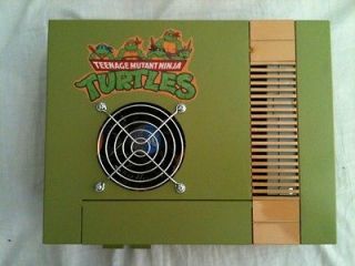 Custom HTPC (mico) PC built in NES case / TMNT themed