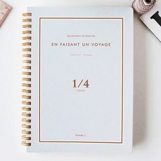 Diary/Planner/ Journal Invite_L Quartered notebook 1/4
