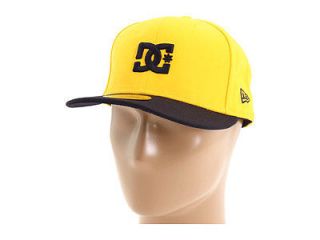 DC SHOES Black/Yellow EMPIRE II NEW ERA 59Fifty FITTED 7 5/8 Hat Cap