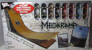 Tech Deck MEGA RAMP VALUE PACK Exclusive With 8 FINGER BOARDS BNIB NEW