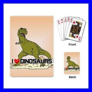 Playing Cards Poker Deck DINOSAUR T rex Tyrannosaurus Rex Gift