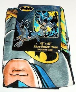 NEW DC Comics Batman Northwest Company Micro Raschal Throw Blanket