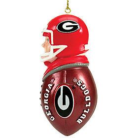 Georgia Bulldogs Football Tackler Christmas Ornament