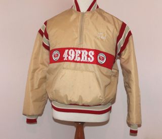 Vintage 80s DeLong San Francisco 49ers Jacket Large